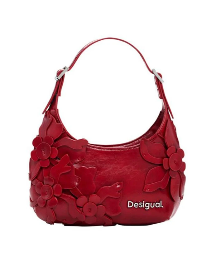 

Красная полиэтиленовая женская сумочка Desigual, красный