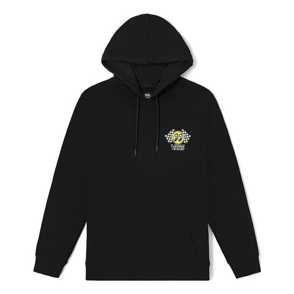 

Толстовка x mooneyes fleece pullover hoodie 'black' Vans, черный