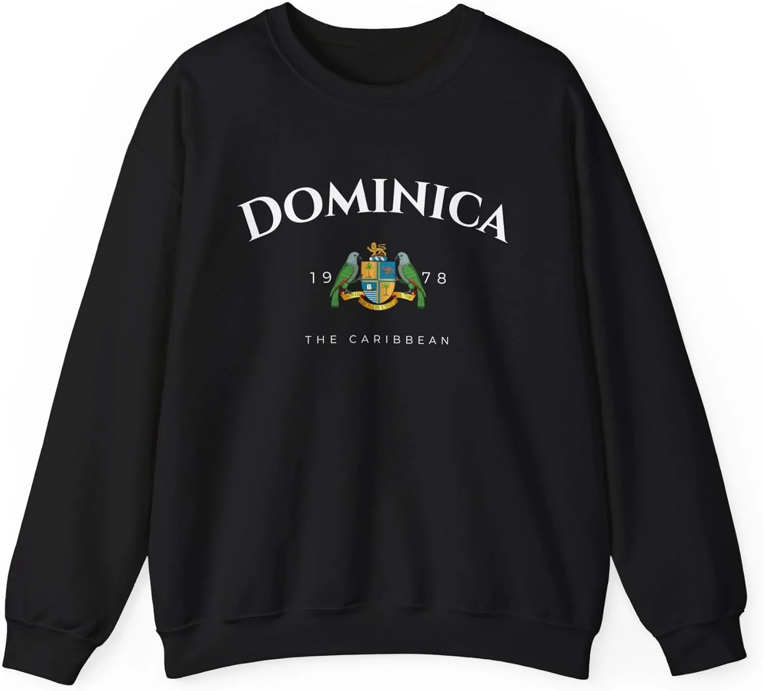 

Толстовка Dominica The Caribbean Unisex Heavy Blend с гербом