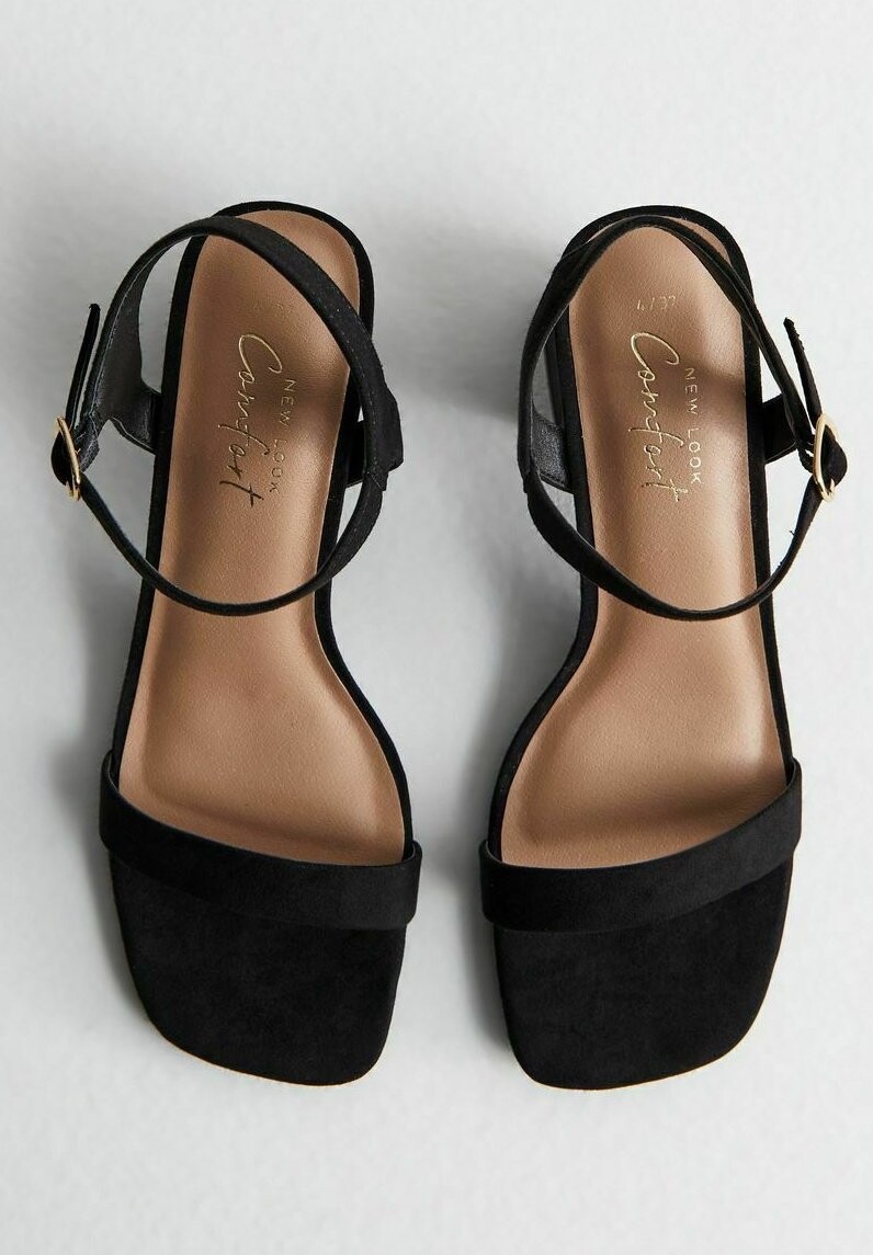 Сандалии на голенище 2 PART BLOCK HEEL New Look, цвет black — фото 3