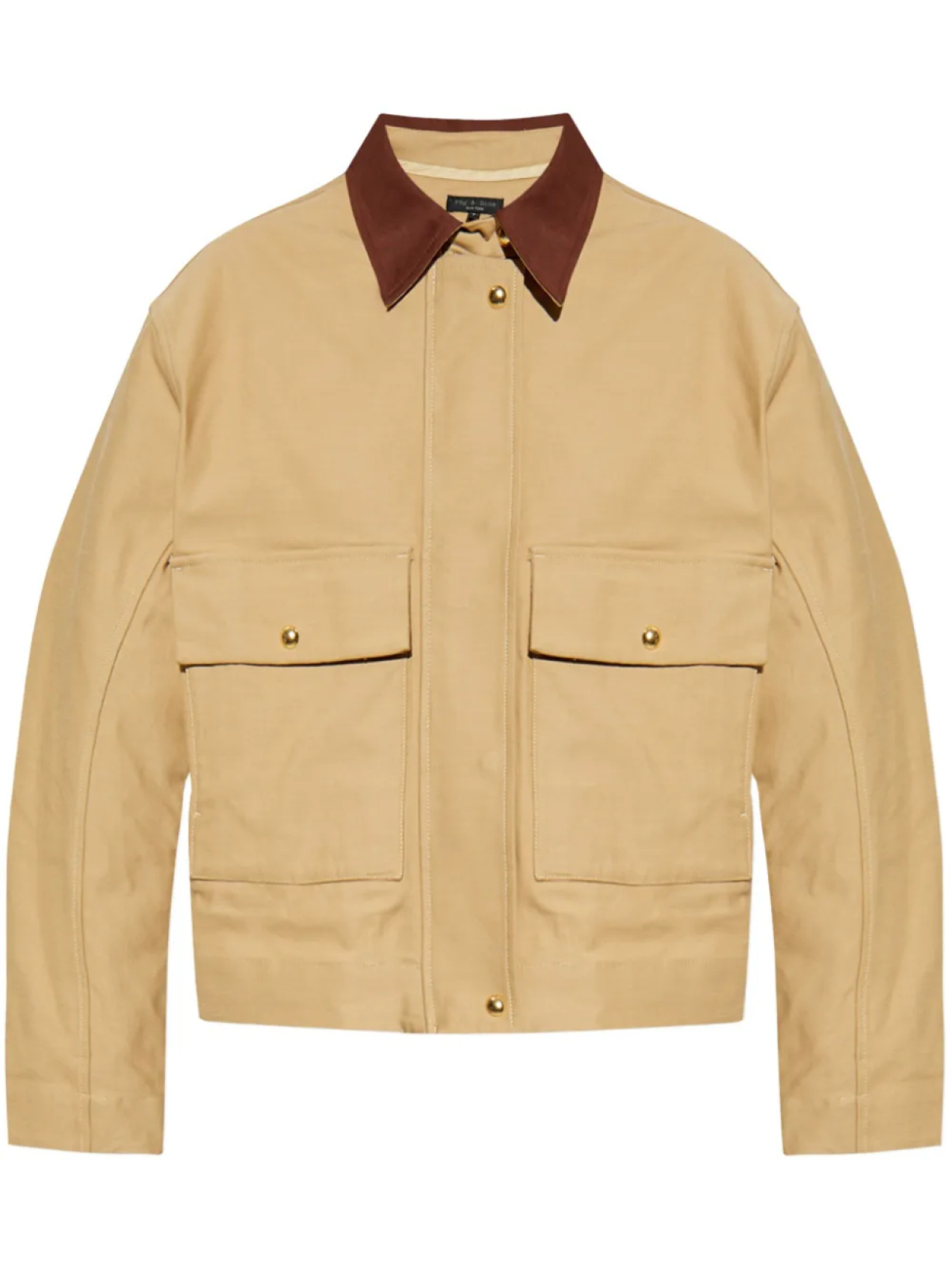

Хлопковая куртка rag & bone, нейтральный
