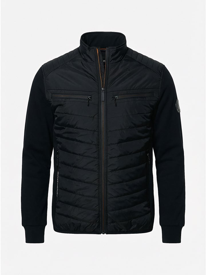 

KOROSHI Легкий, короткий технический пуловер черного цвета