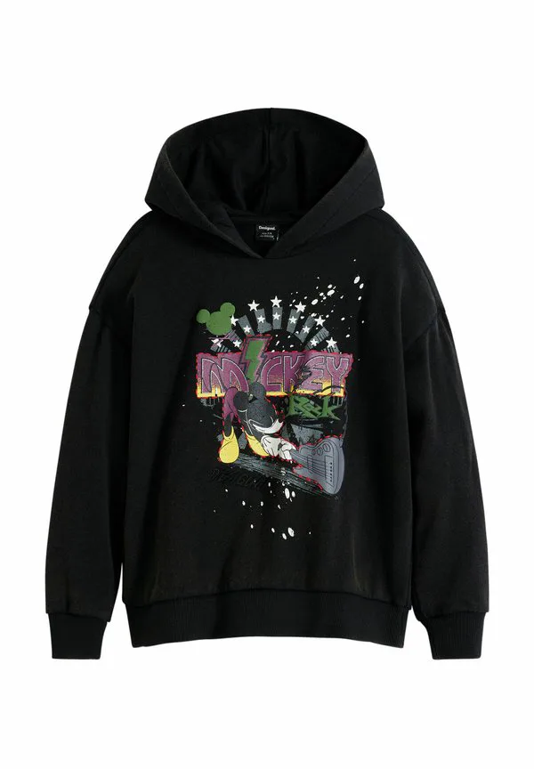 Толстовка с изображением микки мауса в стиле рок Desigual, Multicoloured — фото 4