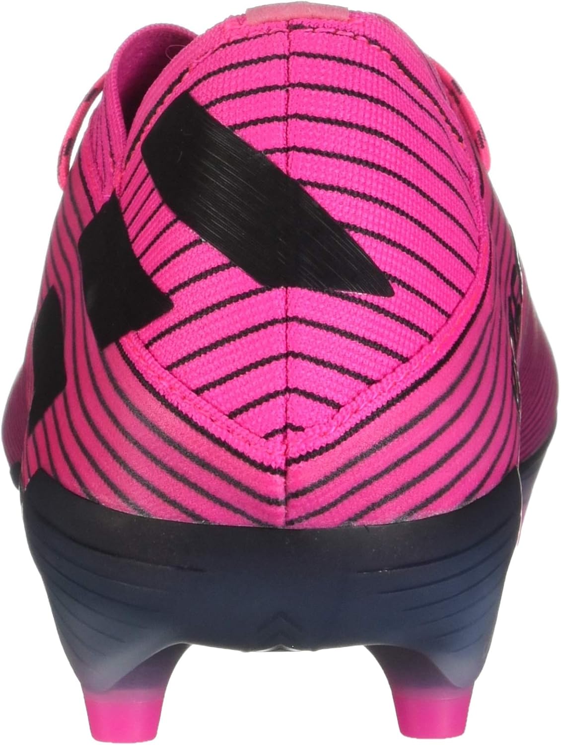 Мужские футбольные бутсы Adidas Nemeziz 19.1 для твердого грунта, розовый/черный — фото 3