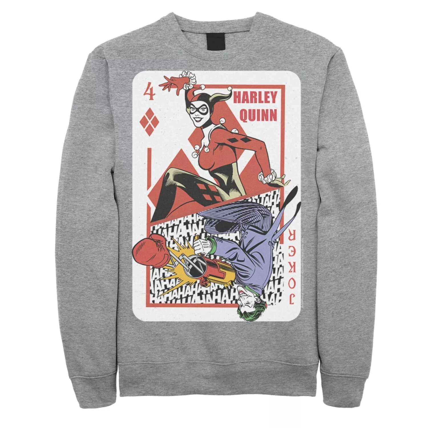 

Мужская толстовка с игральными картами Harley Quinn Joker DC Comics