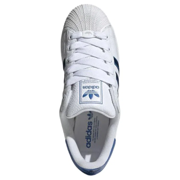 Кеды Superstar II с полоской Adidas Originals белые — фото 4