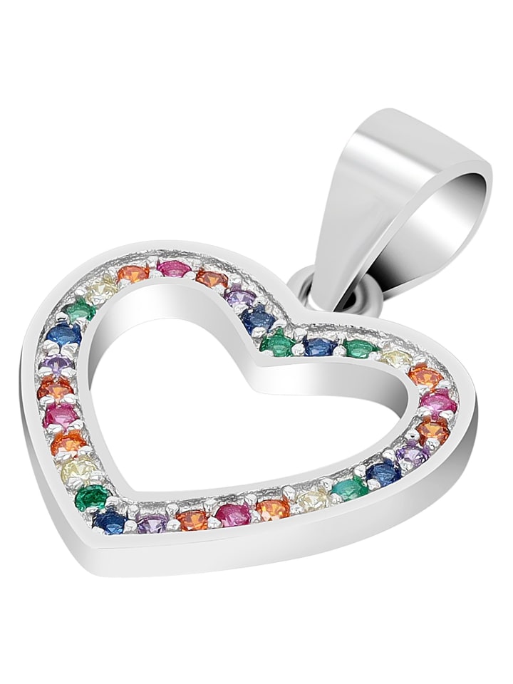 

Adeliás Женский кулон - Сердце. Кулон в форме сердца из серебра 925 пробы