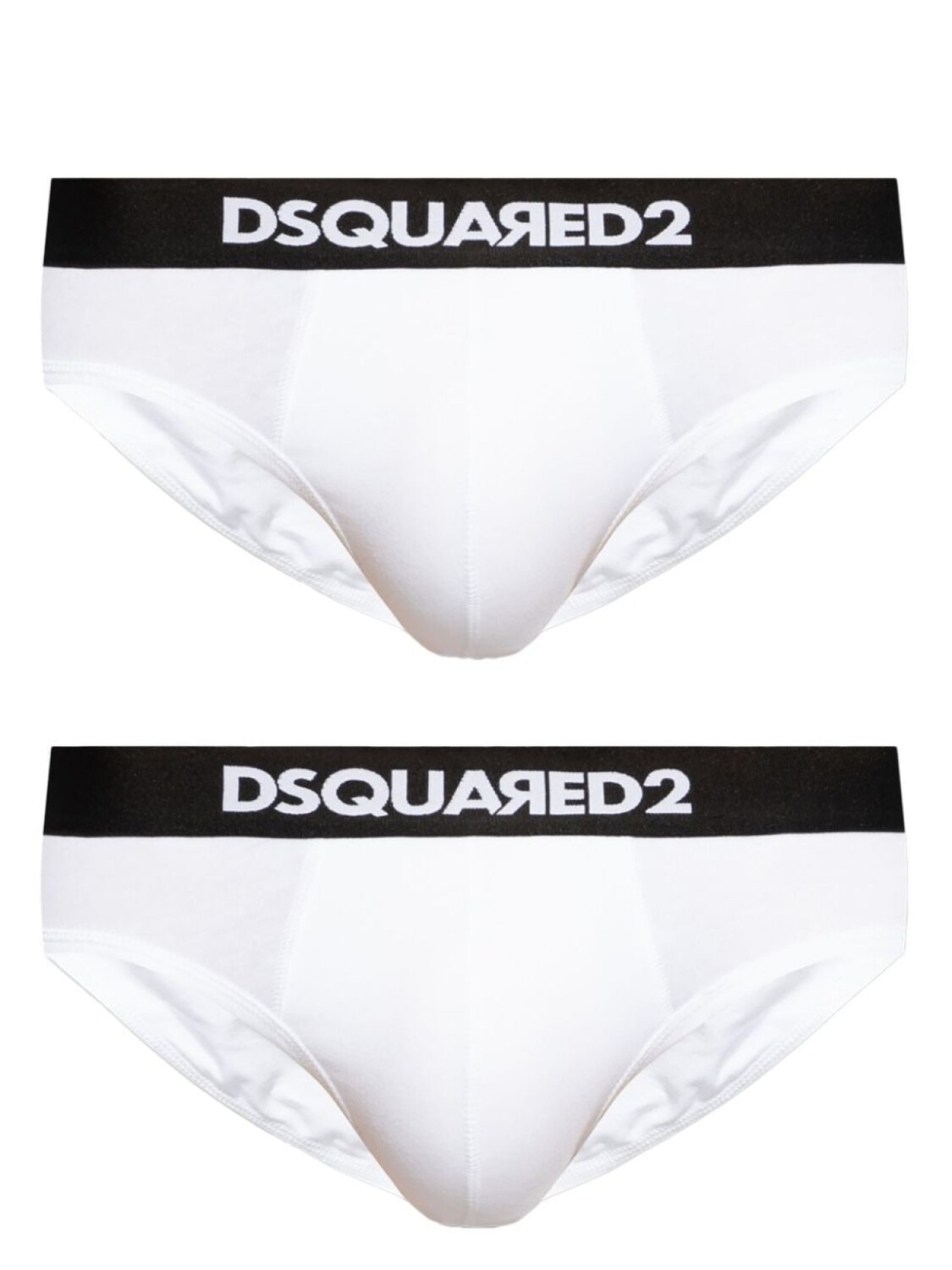 

DSQUARED2 комплект из двух трусов-брифов с логотипом, белый