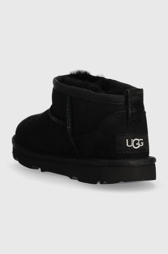 Детские замшевые зимние сапожки K Classic Ultra Mini Ugg, черный — фото 3