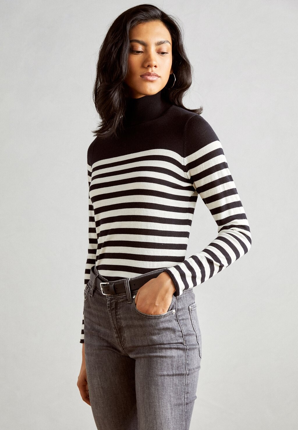 

Джемпер STRIPES WOMAN Ecoalf, черный