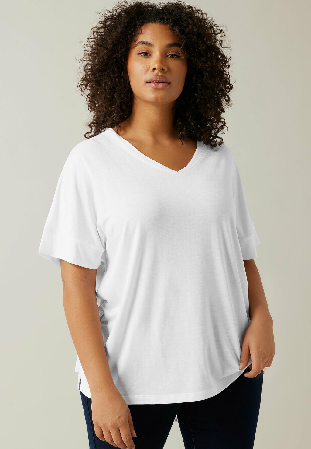 

Топ 2 PACK V-NECK - Basic T-shirt Evans, белый