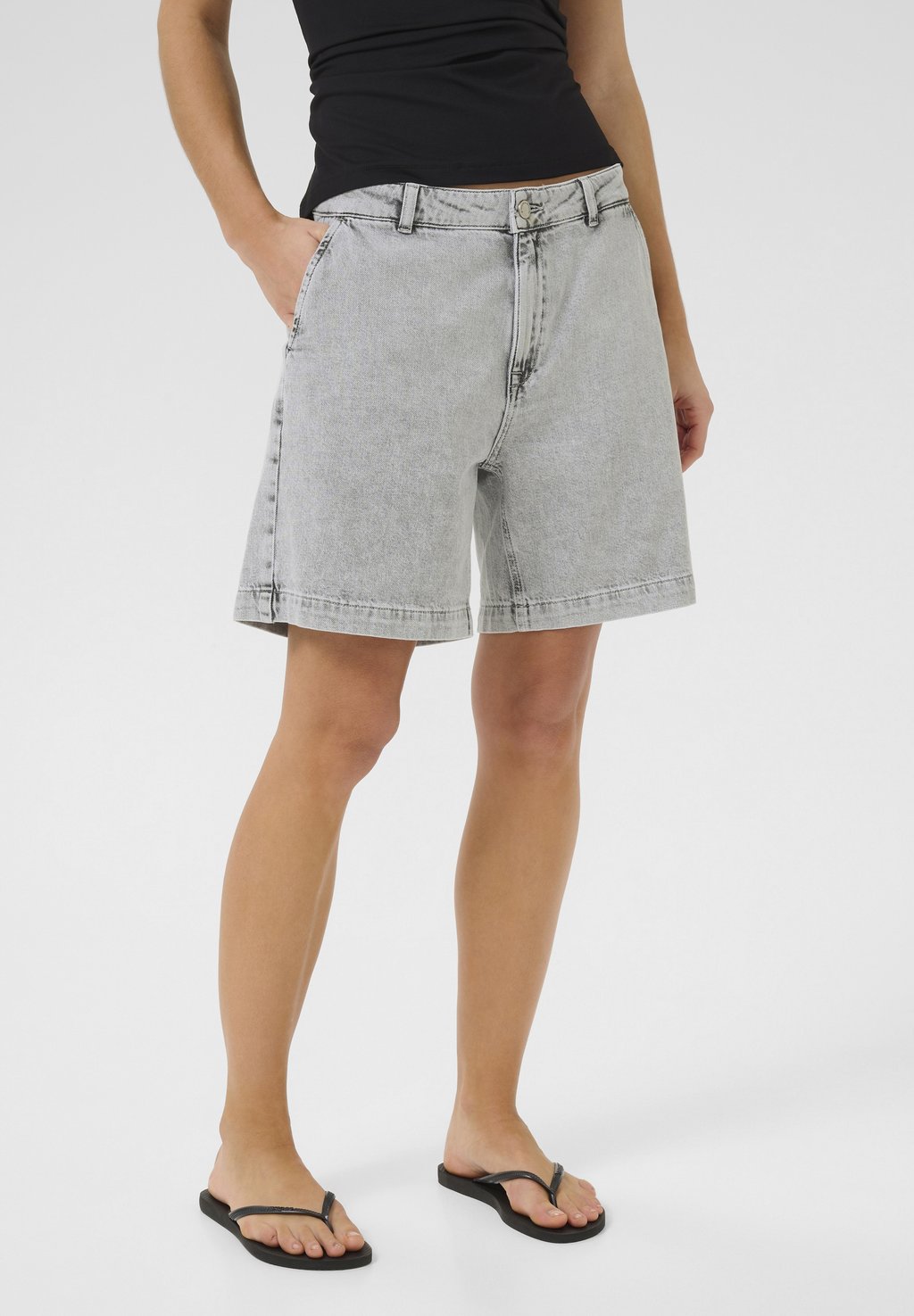 

Джинсовые шорты MALOMW My Essential Wardrobe, светло-серый