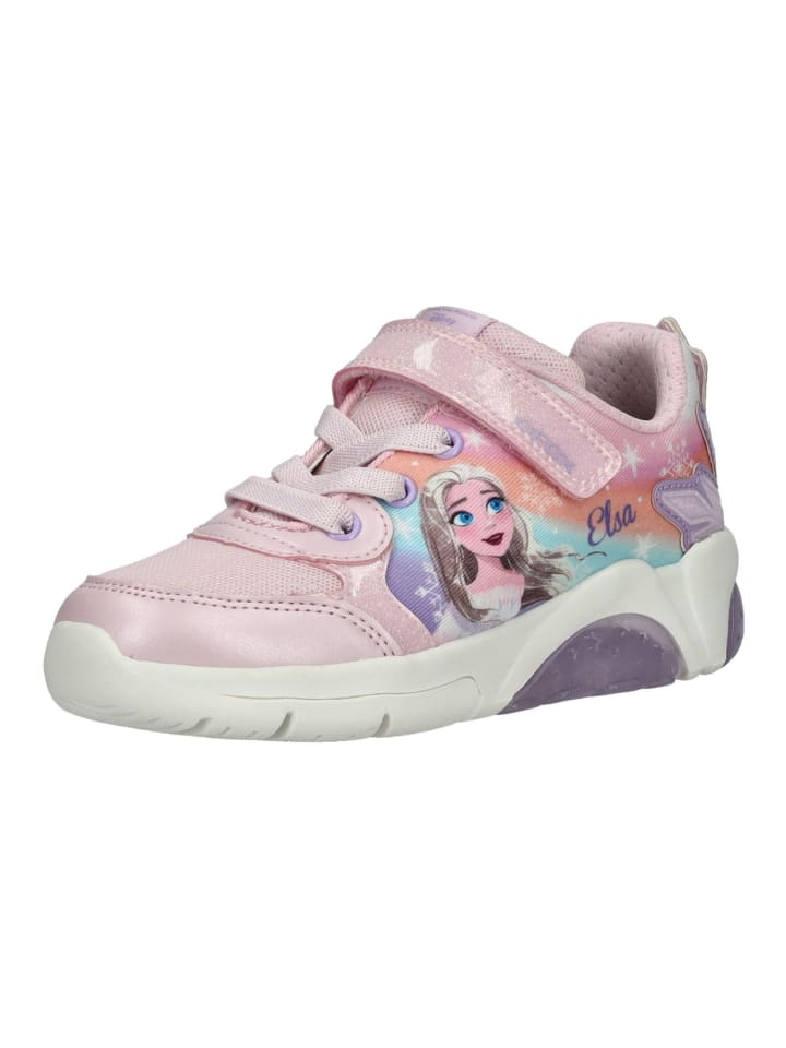 

Кроссовки на шнуровке Geox, цвет pink/violett