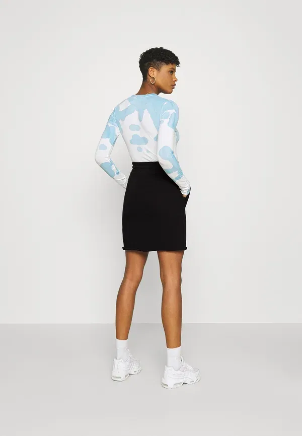 Юбка-карандаш Nike Sportswear Clash, черный/серый дым — фото 3