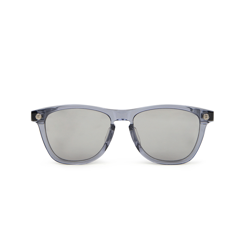 

Aape Серебряные солнцезащитные очки нестандартной формы унисекс, Medium Gray GYX