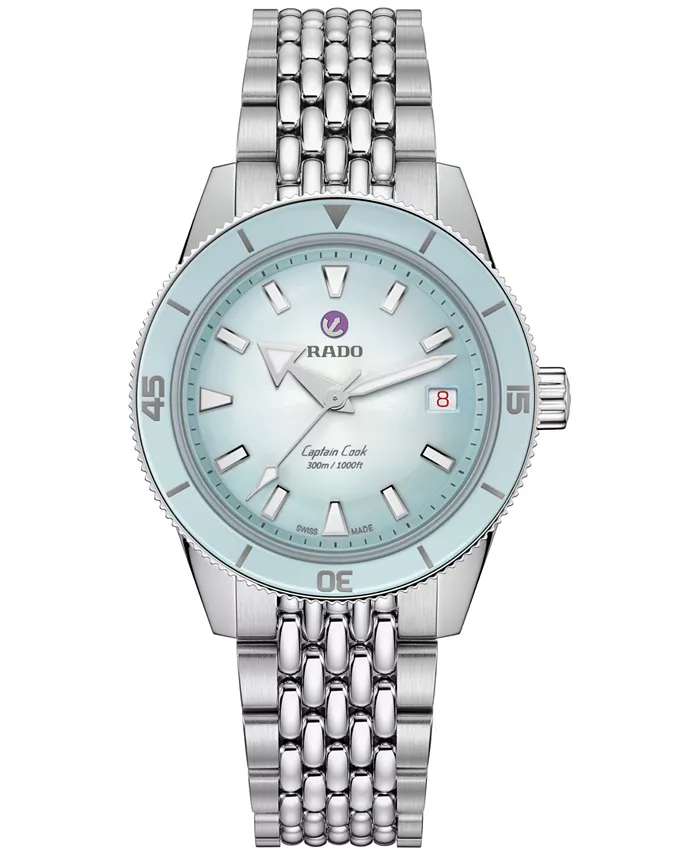 

Мужские автоматические часы Swiss Automatic Captain Cook на стальном браслете, 39 мм Rado