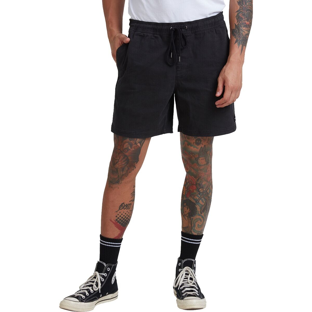 

Эластичные шорты escape Rvca, черный