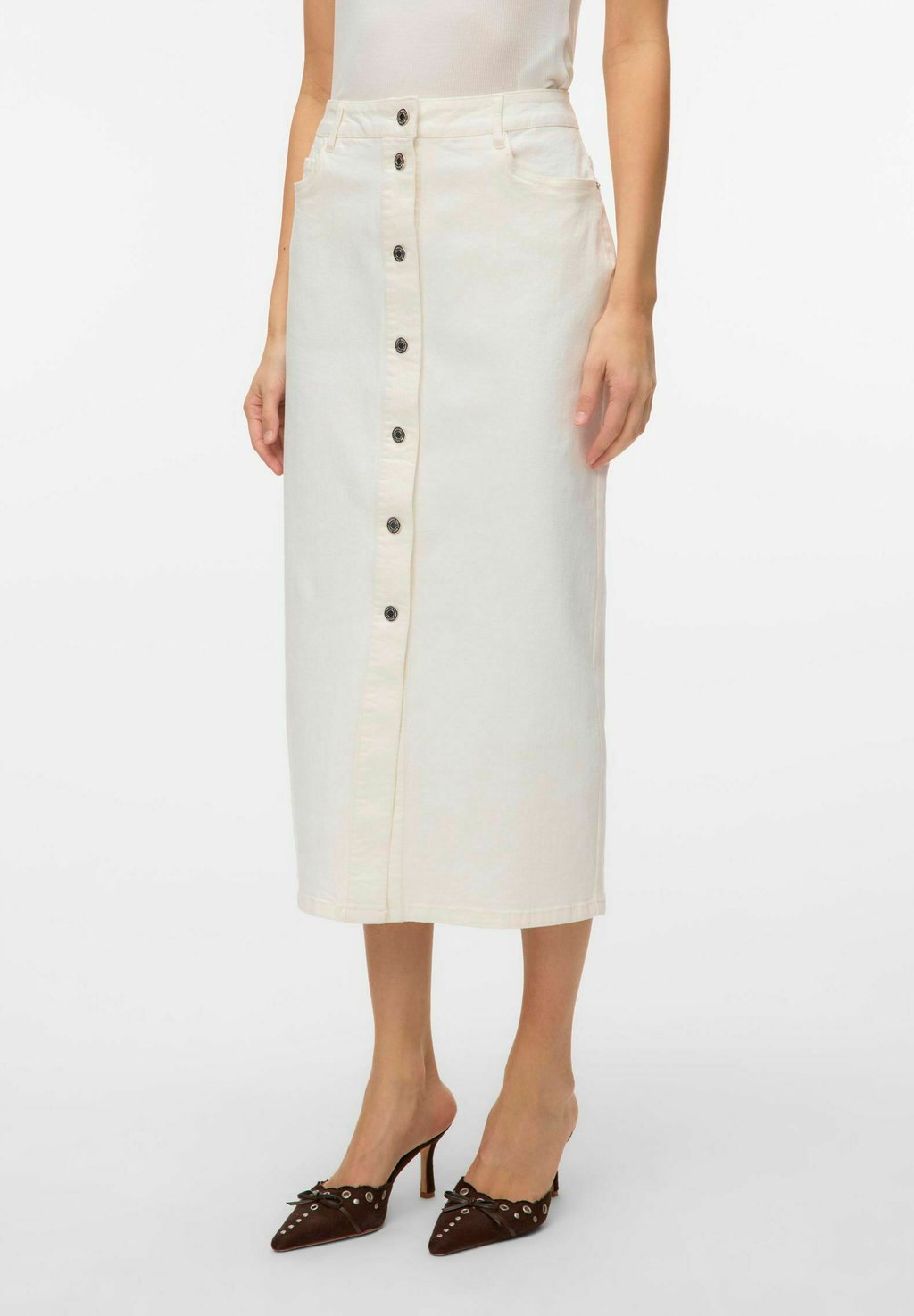 

Джинсовая юбка Pencil skirt Vero Moda, белый