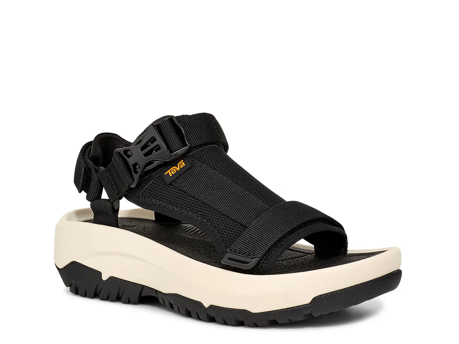 

Сандалии Hurricane Ampsole Volt Platform Sandal Teva, черный/кремовый