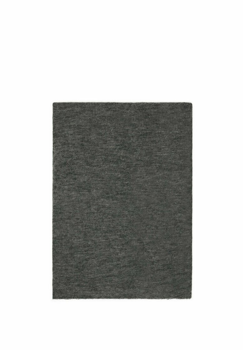 

Шарф WITH DETAIL Massimo Dutti, темно-серый