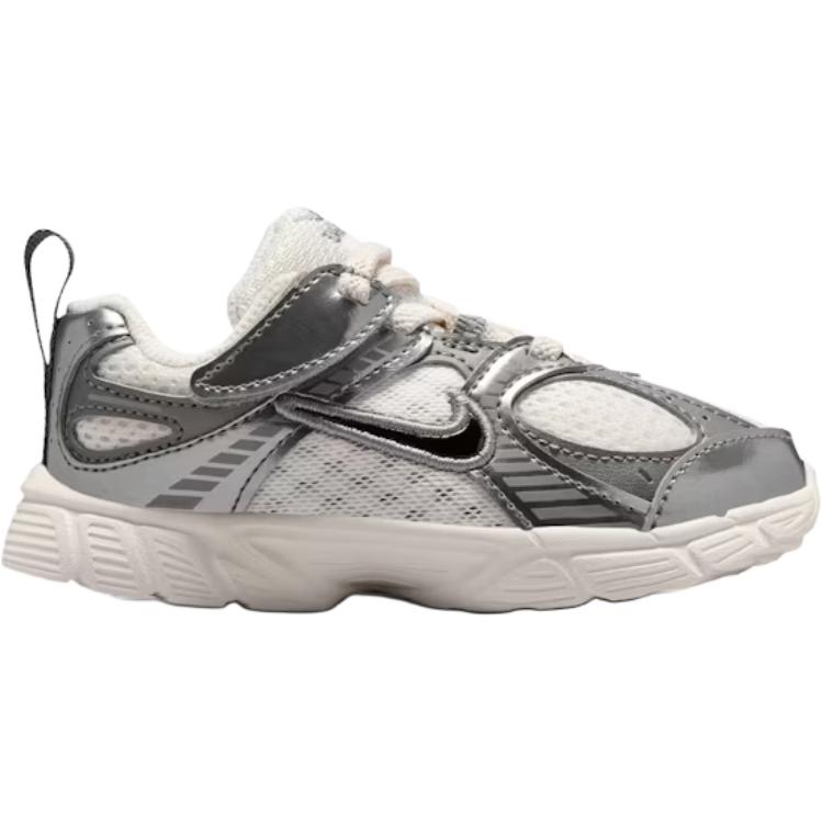 Nike V5 RNR Low top детские туфли для малышей бежевые серебристые — фото 3