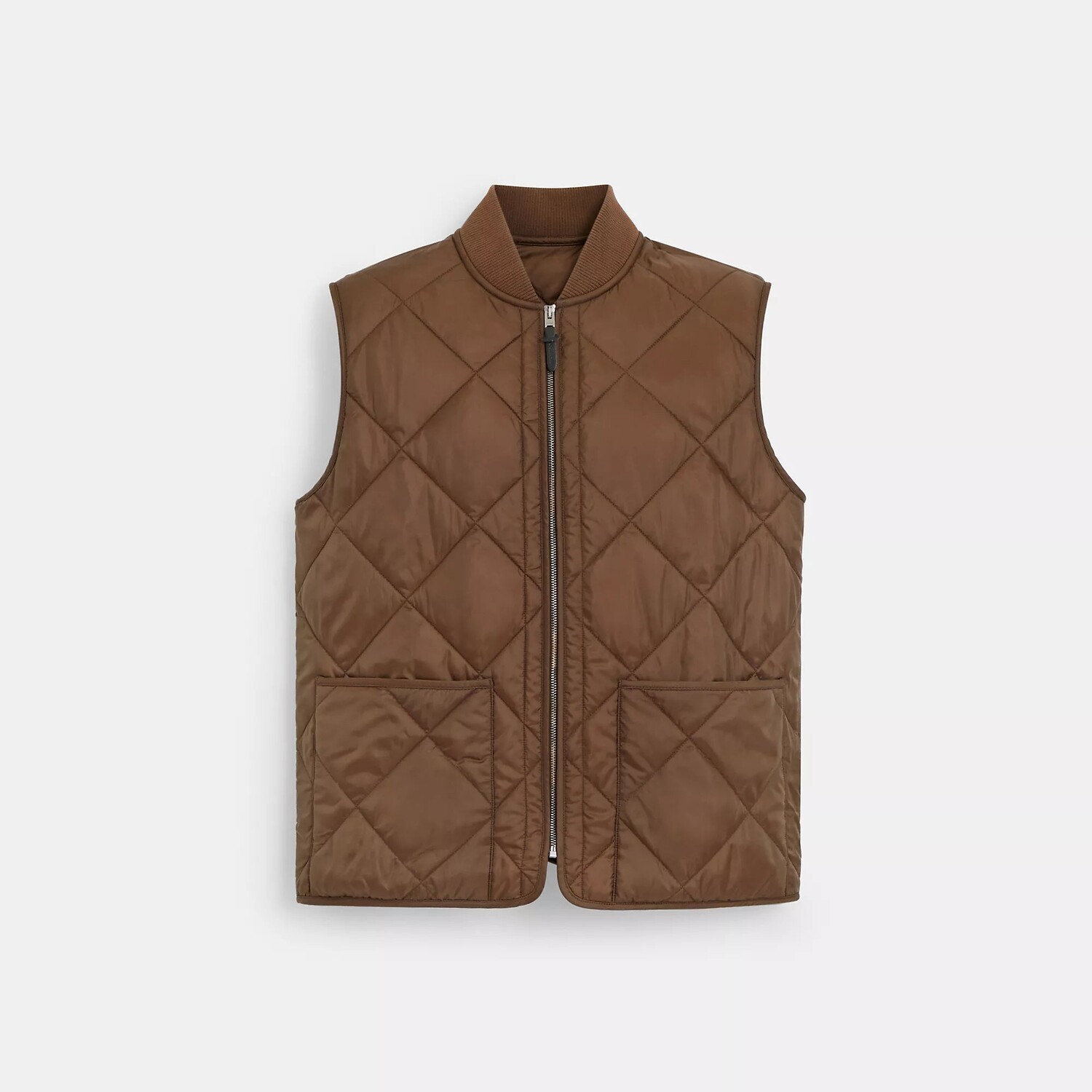 

Стеганый жилет Coach Outlet, цвет Dark Saddle