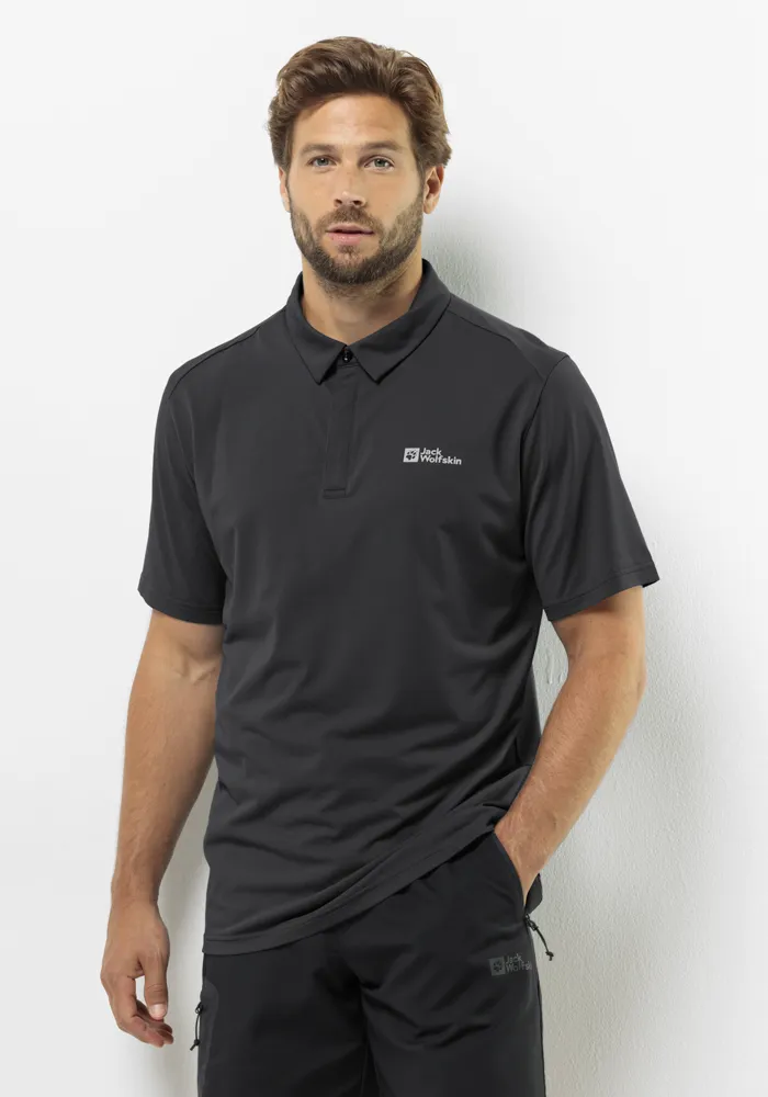 

Рубашка-поло Jack Wolfskin "DELGAMI POLO M", черный