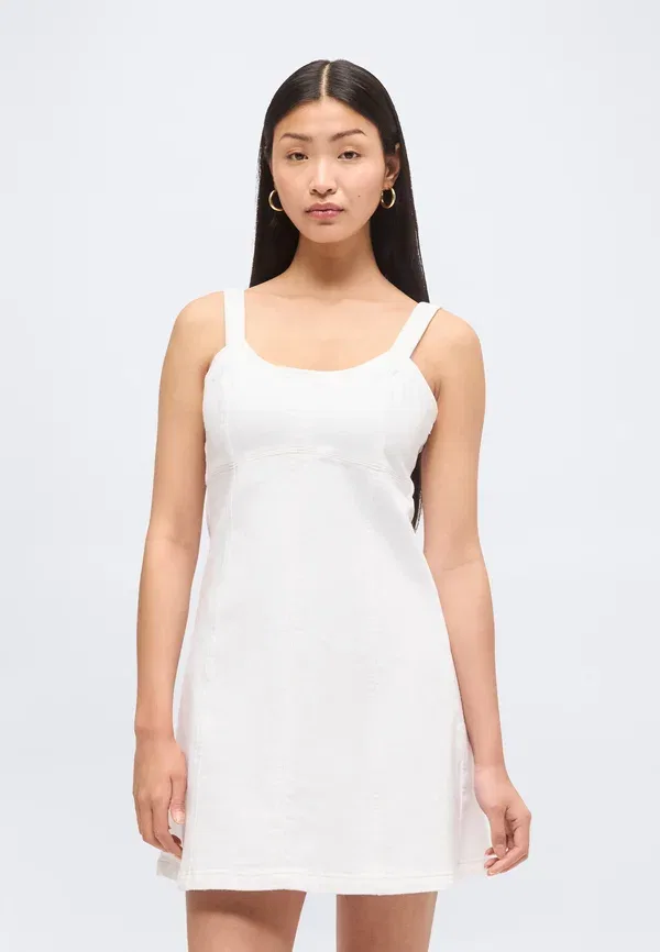 Платье мини с панелями Gap, fresh white, свежий белый
