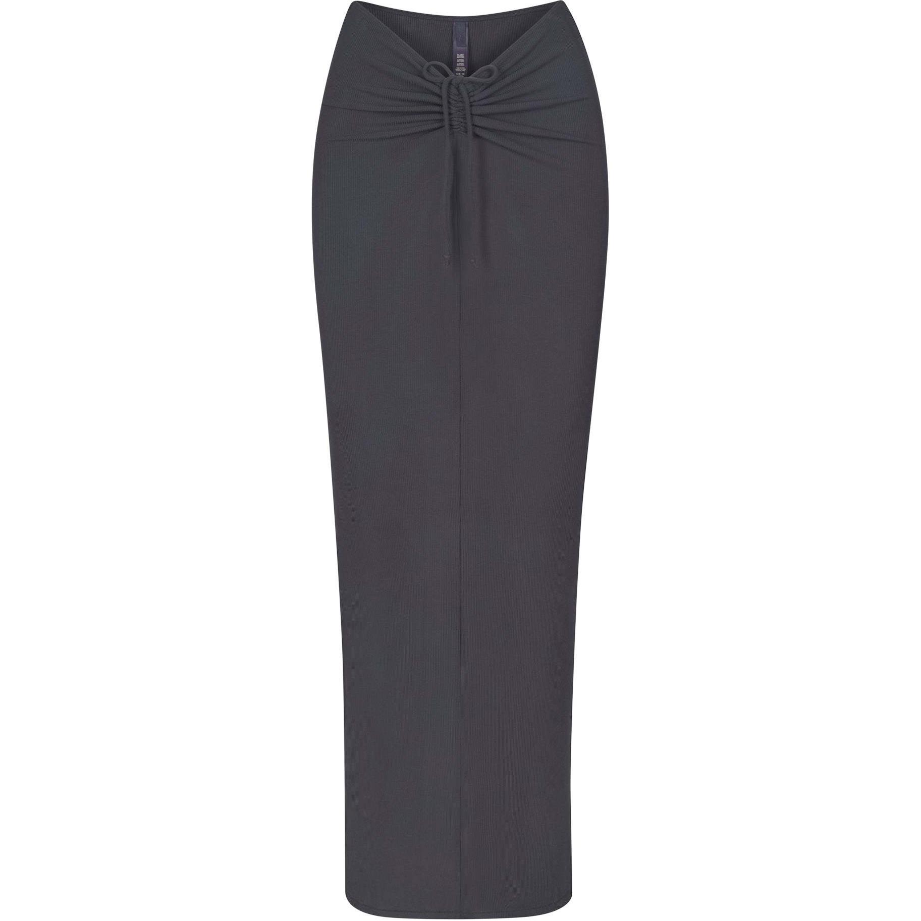 

Skims Повседневная длинная юбка Women's Graphite/Graphite