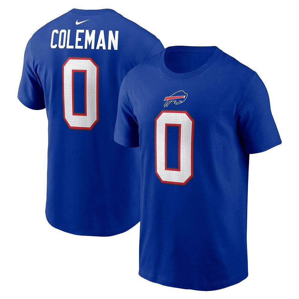 Мужская футболка Nike Keon Coleman Royal Buffalo Bills 2024 NFL Draft с именем и номером, цвет Bil Blue — фото 2