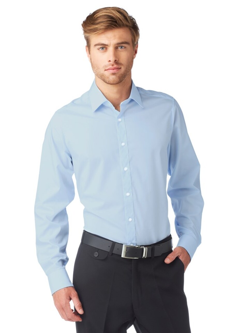 

Деловая рубашка OLYMP Slim fit Business Shirt Level 5, светло-синий