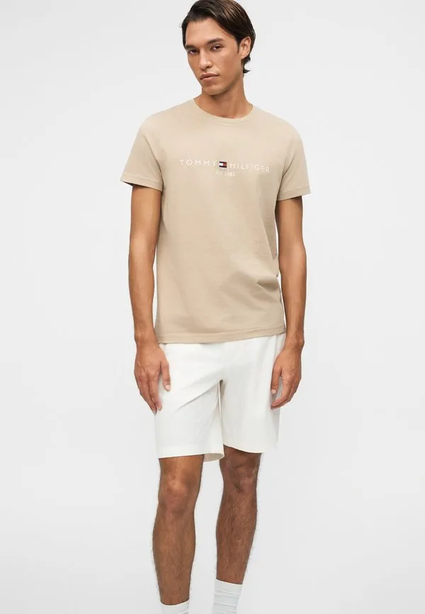 Шорты dover 8 дюймов на весь день, базовые шорты Tommy Hilfiger, Ivory Petal — фото 4
