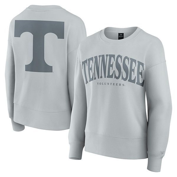 

Женский серый свитшот Tennessee Volunteers Supersoft Flow Fleece Fanatics