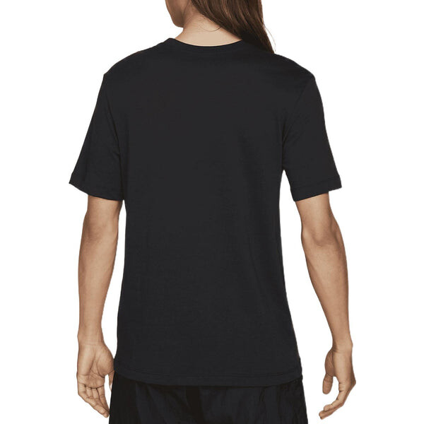 Футболка Nike Sportswear Worldwide Globe Tee 'Black Red', черный — фото 2