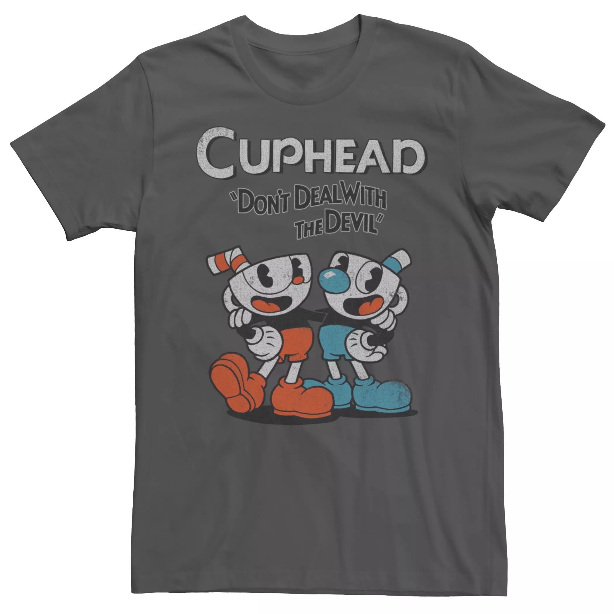 

Мужская футболка Cuphead Game Cover Licensed Character