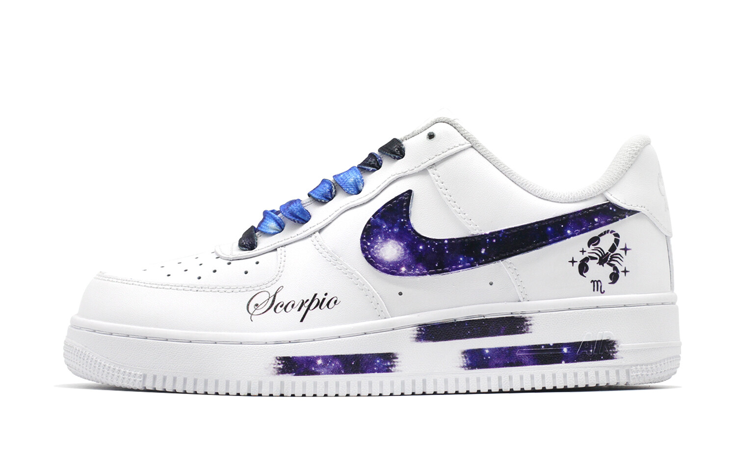 

Мужские кроссовки для скейтбординга Nike Air Force 1, White/Blue