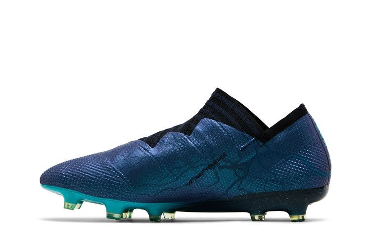 Бутсы adidas Nemeziz 17+ 360 Agility FG 'Black Energy Blue', черный — фото 4