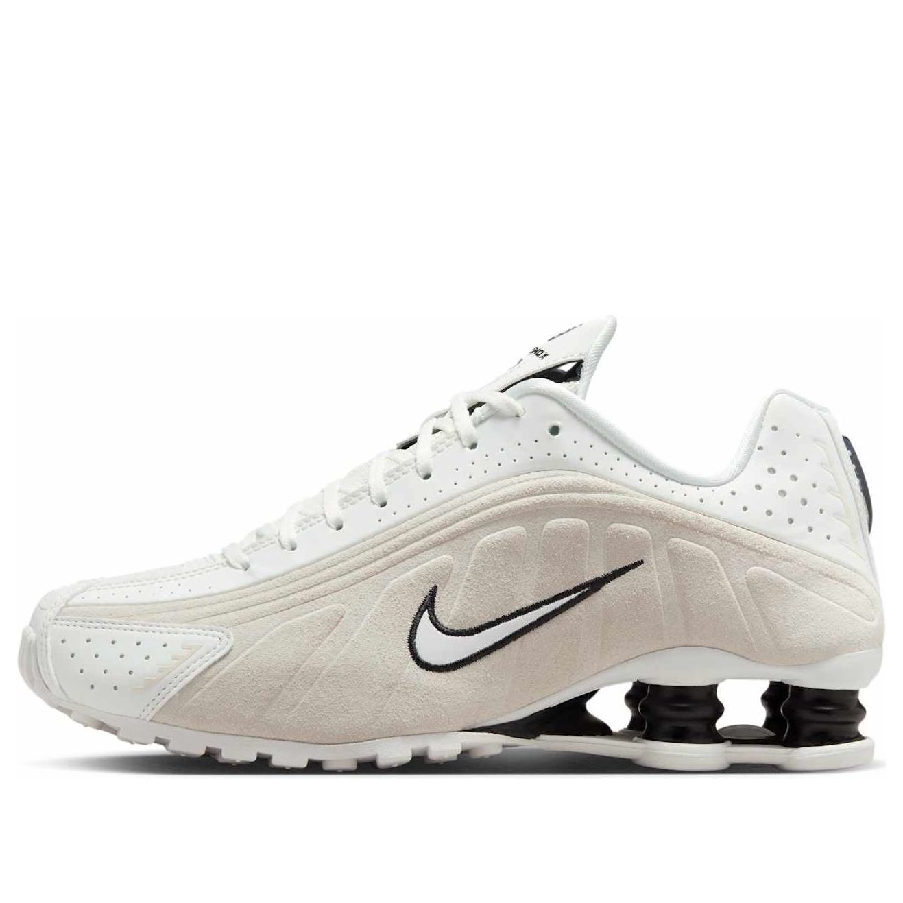 Кроссовки (WMNS) Nike Shox R4 'Summit White Light Orewood Brown'