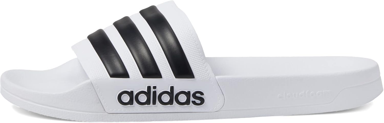 

Сланцы для душа adidas Adilette для взрослых унисекс, белый/черный