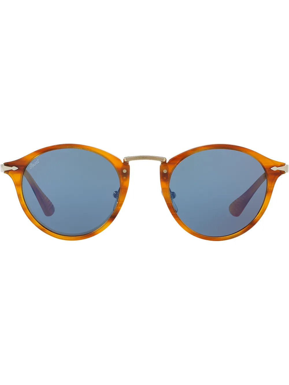 

Солнцезащитные очки в круглой оправе Persol, коричневый