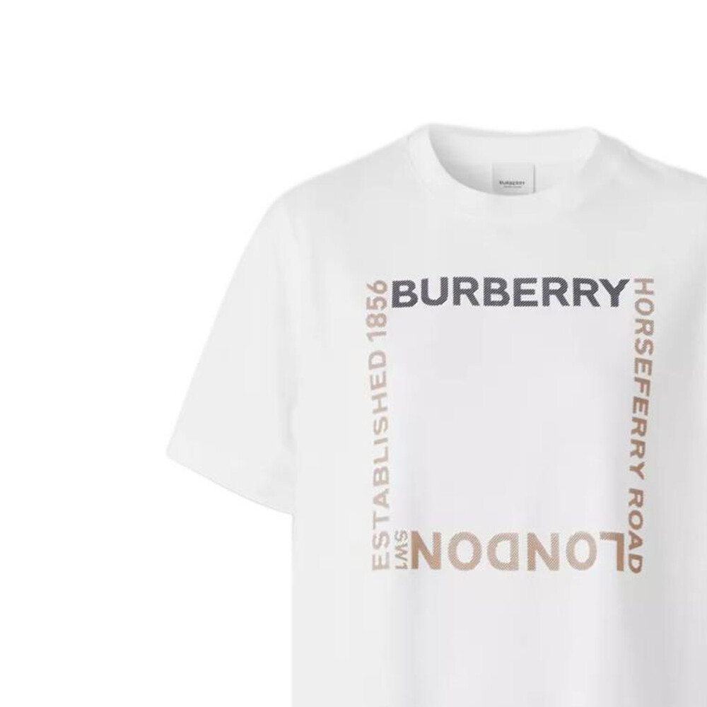 Футболка женская Burberry, женская одежда, белый — фото 4