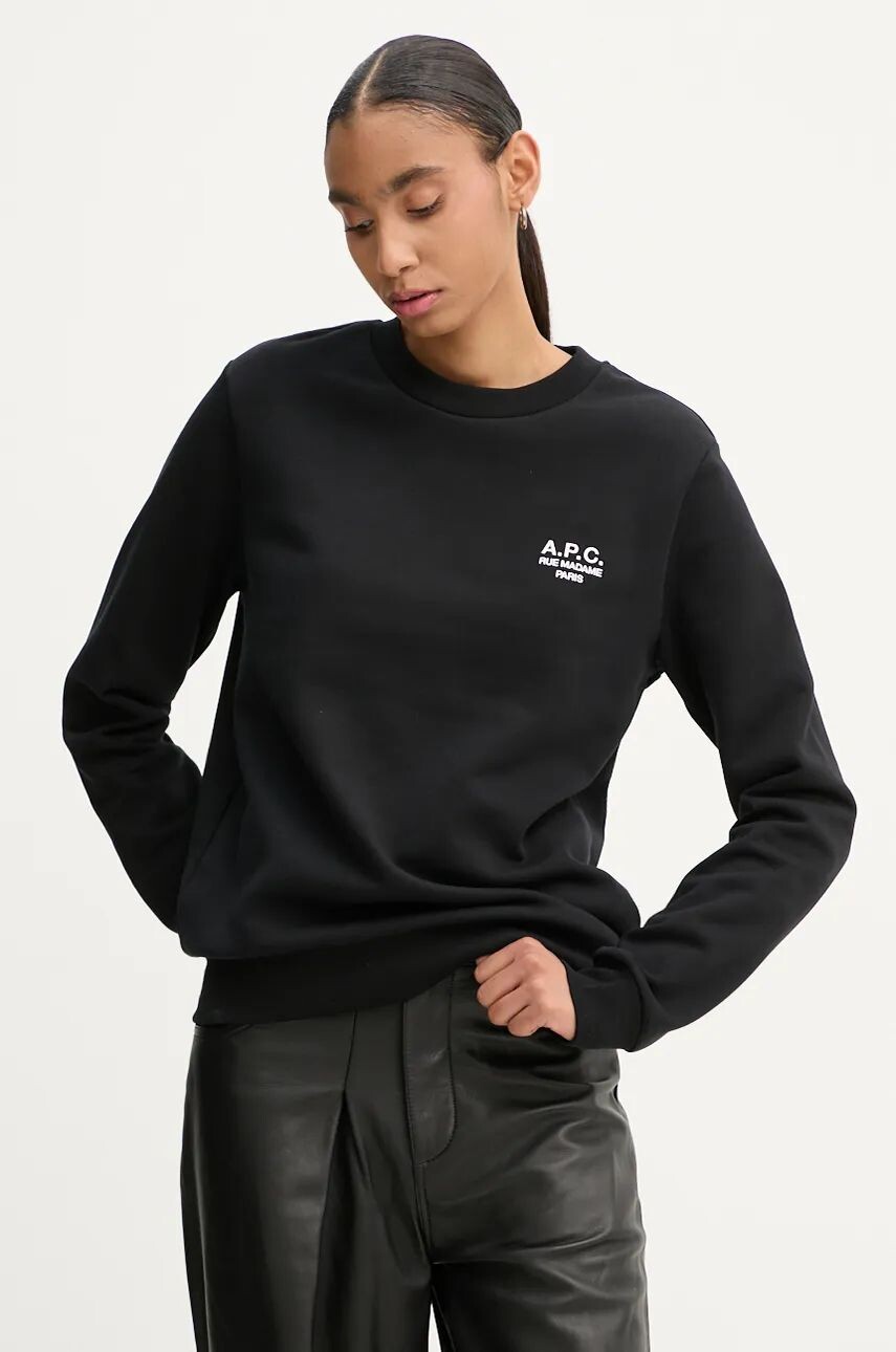 

A.P.C. стандартная толстовка Rue Madame GOTS, черный