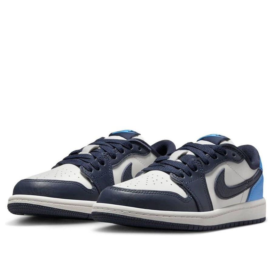 Кроссовки (PS) Air Jordan 1 Low OG 'Obsidian', белый — фото 3