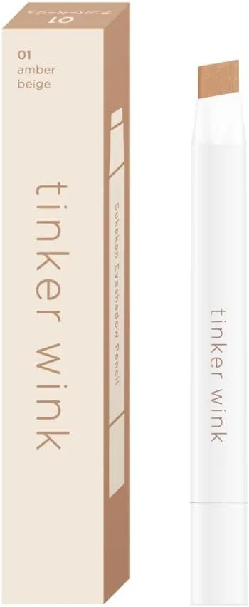 Тени для век карандаш Tinker Wrinkle, оттенок BE01 Amber Beige, 1 шт.