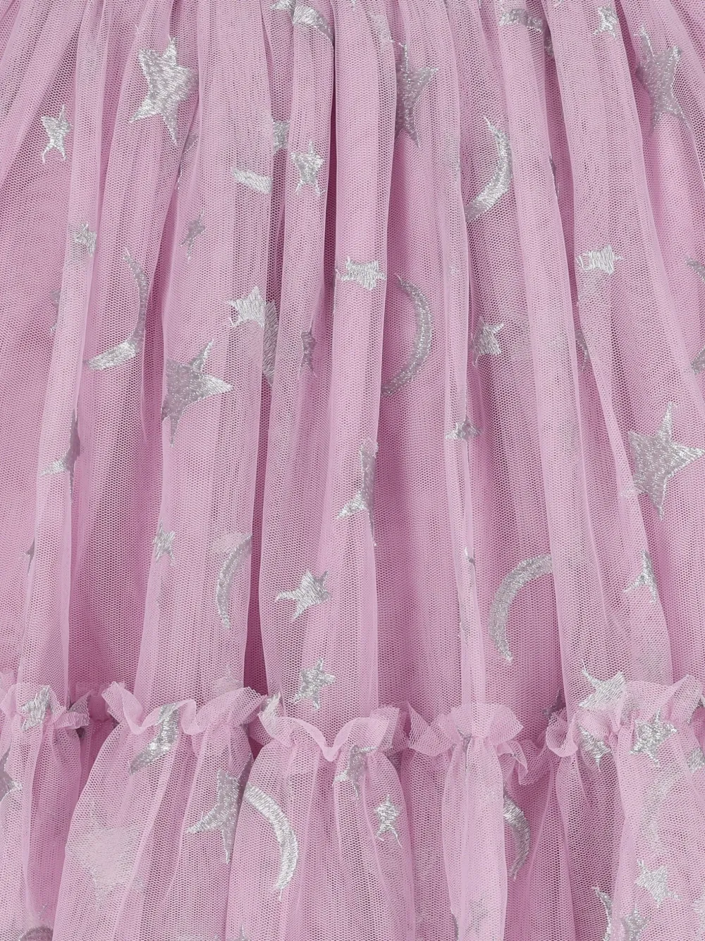 Юбка из тюля с вышивкой Stella Mccartney Kids, розовый — фото 3