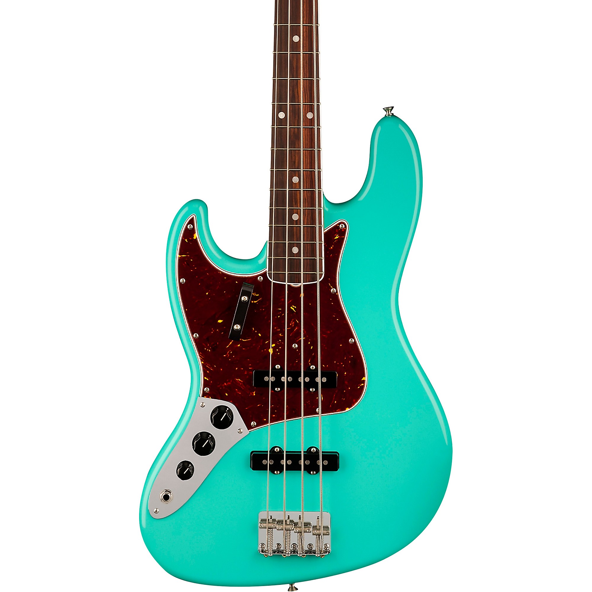 

Fender American Vintage II 1966 Jazz Bass Левша Sea Foam Зеленый