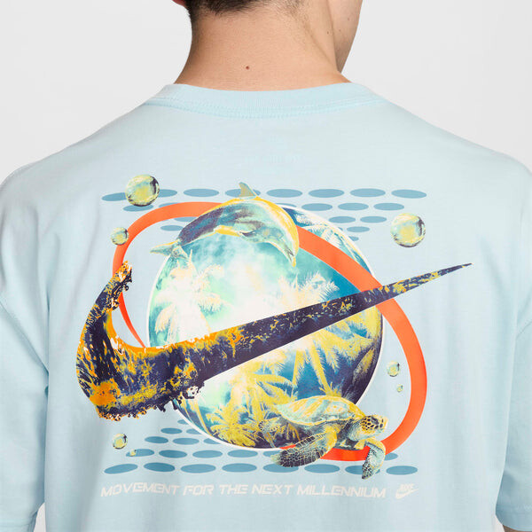 Футболка max90 футболка Nike, синий — фото 3