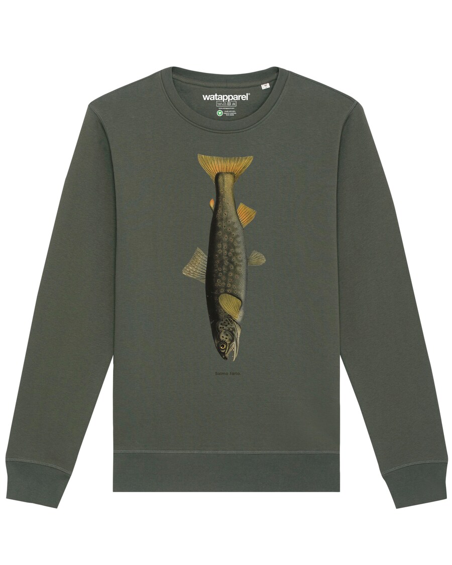 

Толстовка Watapparel Forelle, цвет Olive/Dark green