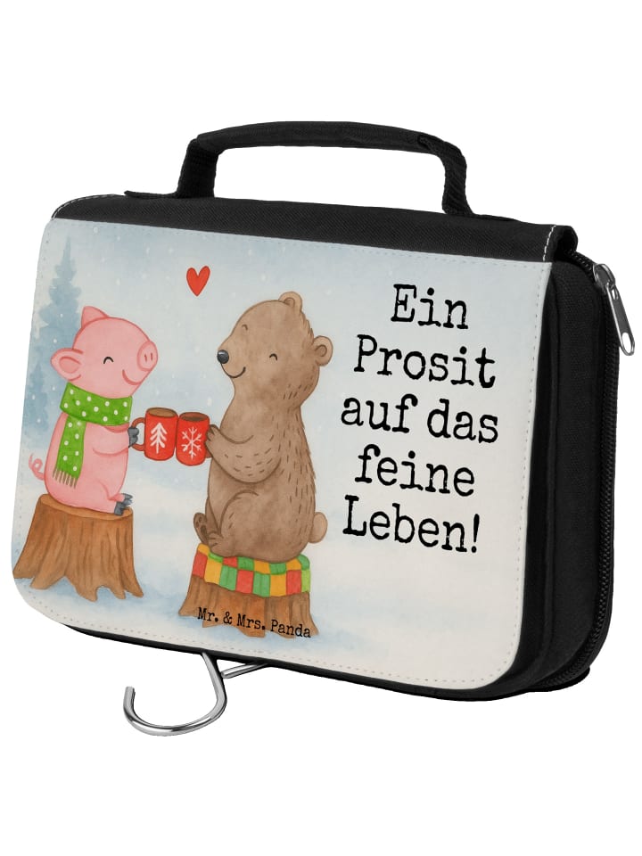

Mr. & Mrs. Panda Косметичка с изображением и надписью "Glühschwein Sause" белого цвета