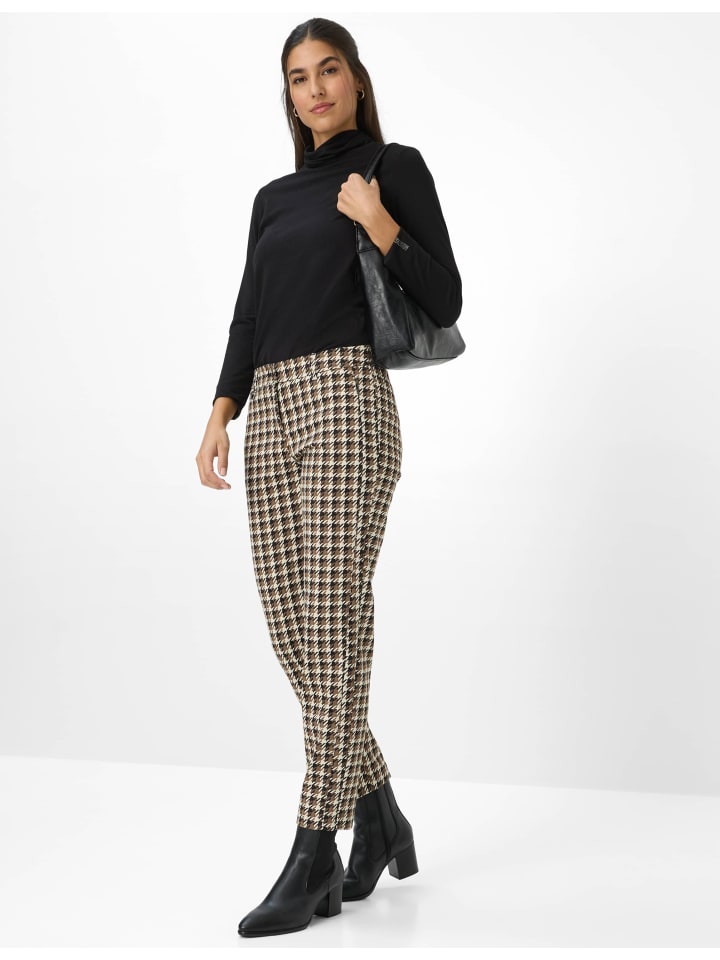 

Брюки Maron, размер S, коричнево-бежевого цвета BRAX